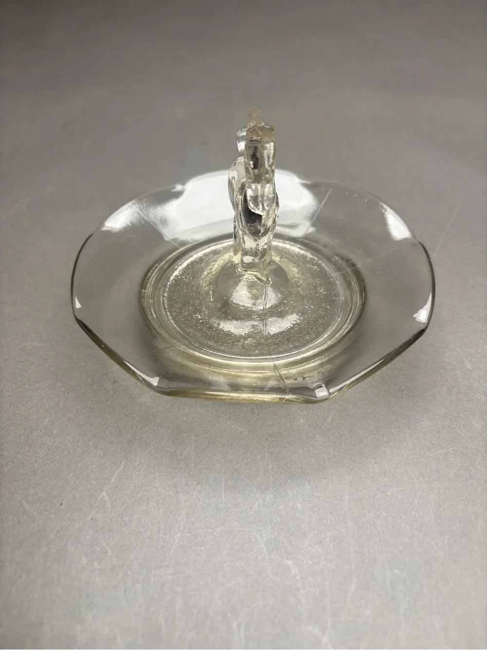 Clear Glass Pony Ring Dish - Small Horse Trinket Holder